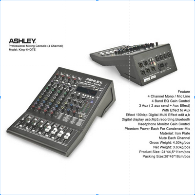 mixer ashley king4note king 4 note king 4note original