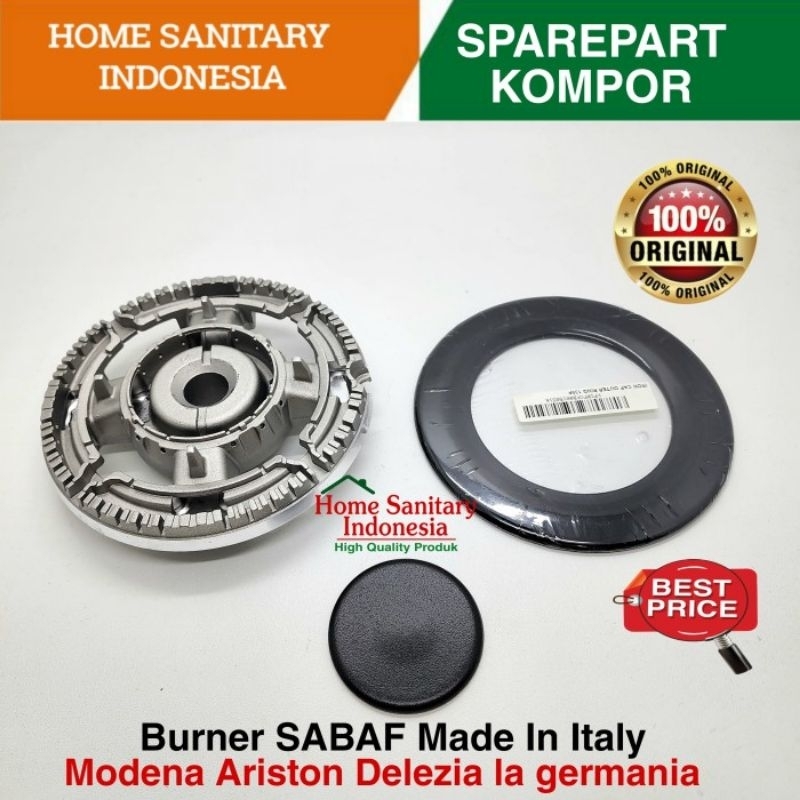 HSI | Sparepart MODENA SABAF Big Burner #135 fc 5942, fc 5941, Dg 9405, Dg 9506 Burner Kompor Freest
