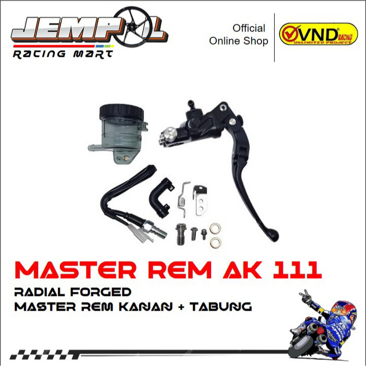 VND Master Rem Radial Forged AK 111 Race - Kanan