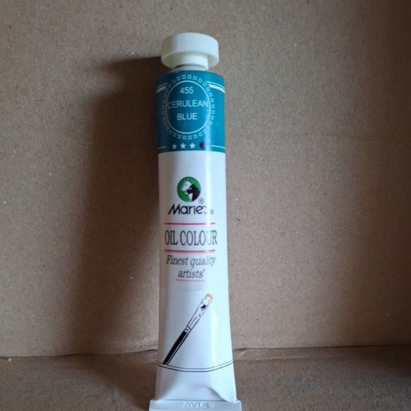 

cat minyak / oil colour maries 50 ml CERULEAN BLUE 455