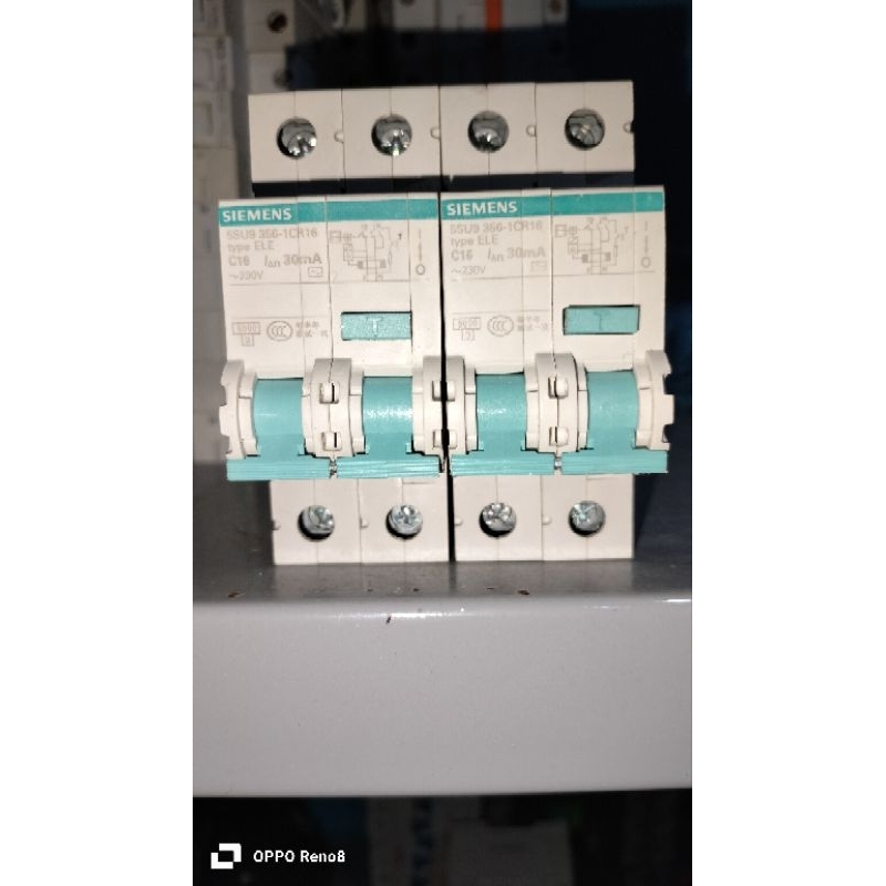 RCBO/ELCB/RCCB listrik bekas 10A,25A,63A murah siap pakai