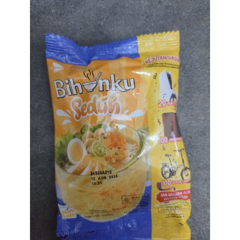 

Bihunku Seduh Rasa Kaldu Ayam Kemasan 24 Gram