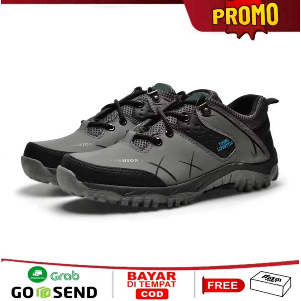 Sepatu Pria Outdoor Hiking Adventure Anti Air Shoes