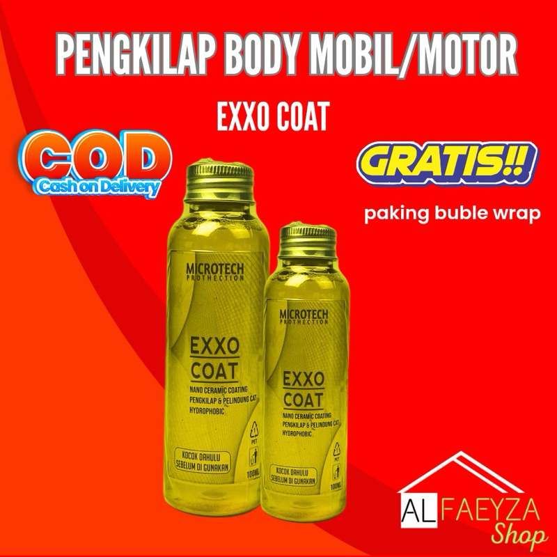 Pengkilap Pembersih Pelindung Body Mobil/Motor/Nano ceramic Exxo Coating