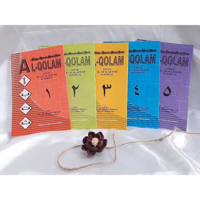 Al - Qolam jilid 1-5 belajar menulis huruf arab
