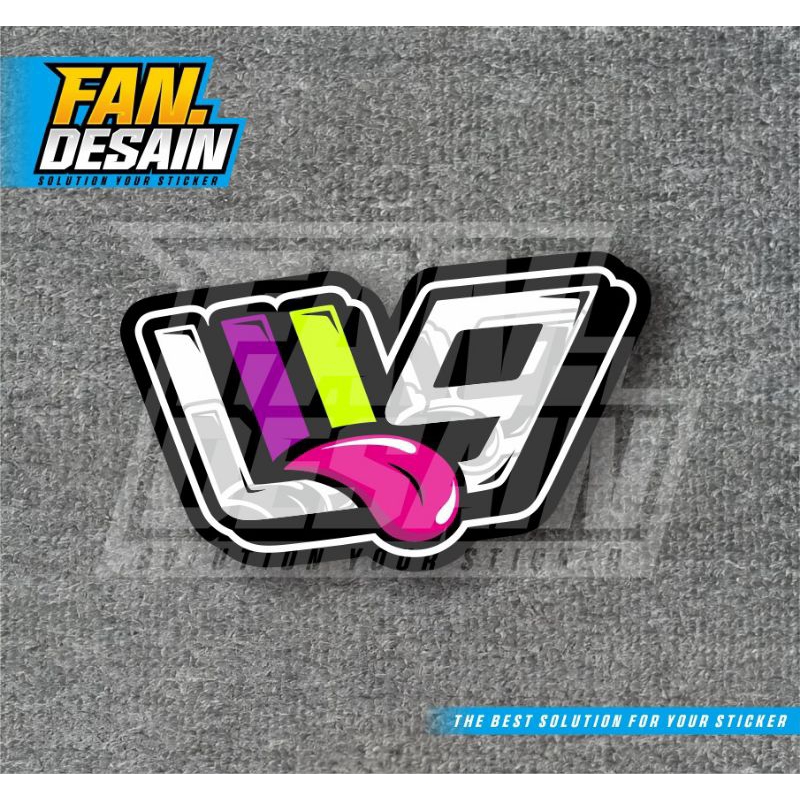 STIKER W9 STYLE STICKER GL W9 STYLE WS3