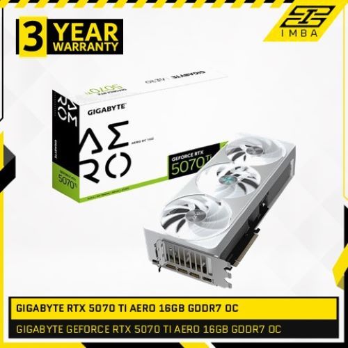 GIGABYTE VGA NVIDIA GEFORCE RTX 5070 TI AERO 16GB GDDR7 OC 3Y