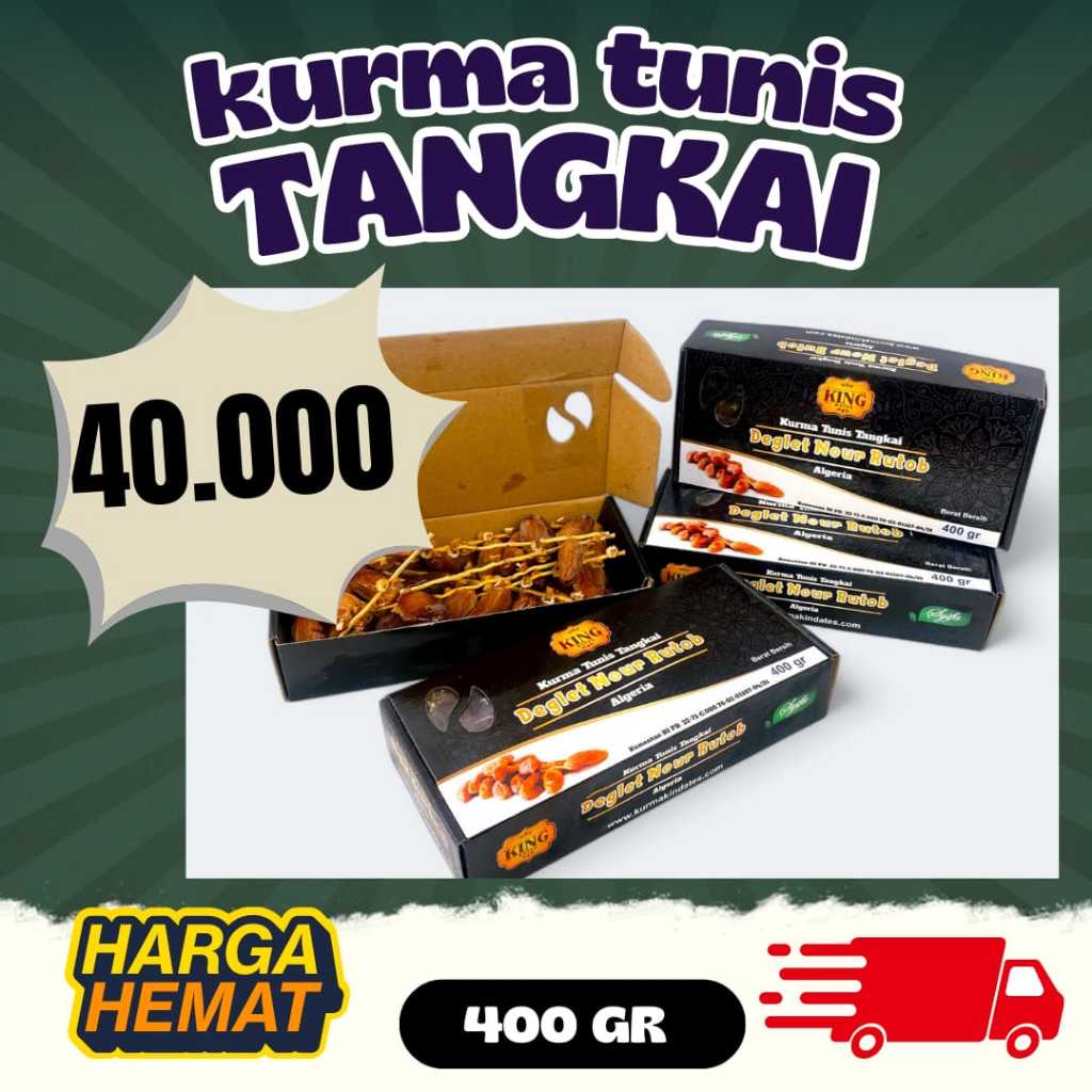 

KURMA TUNIS TANGKAI 400GR KING
