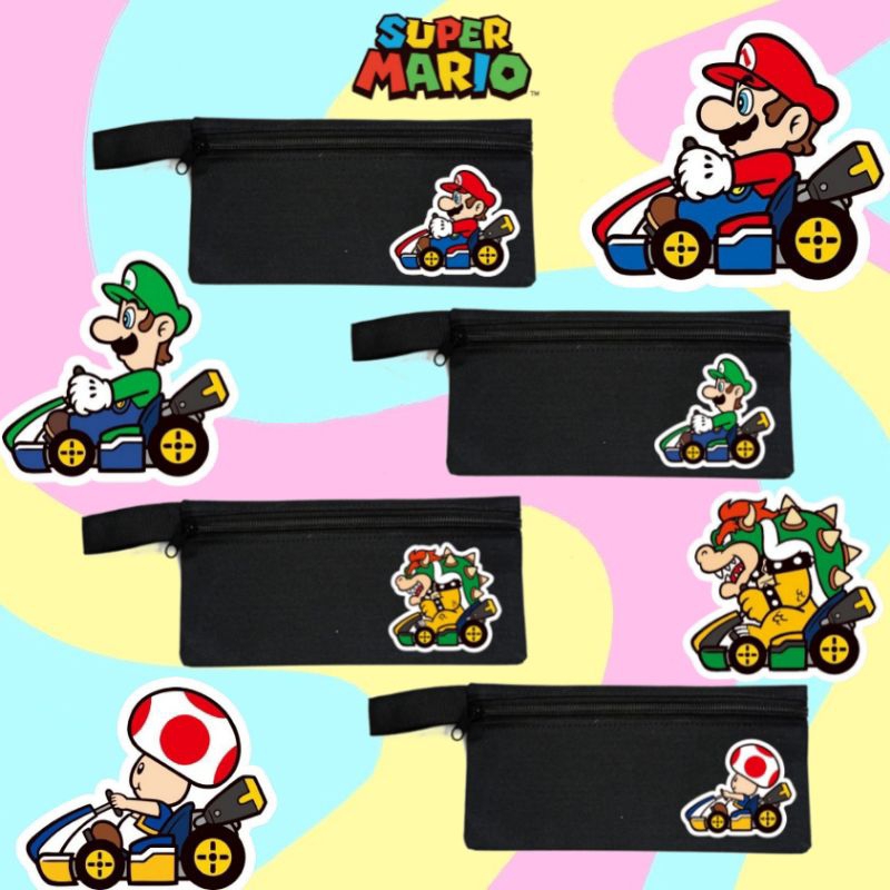 

kotak pensil mario bros, kotak pensil anak anak, tas pensil anak anak, kotak pensil lucu, kotak pensil kartum,