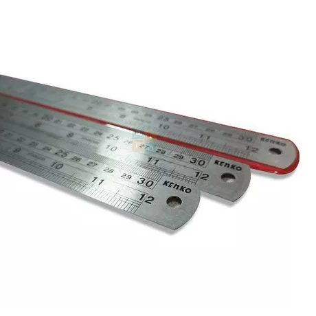 

Penggaris Besi 30 Cm Kenko / Stainless Steel Ruler - Bahan Tebal