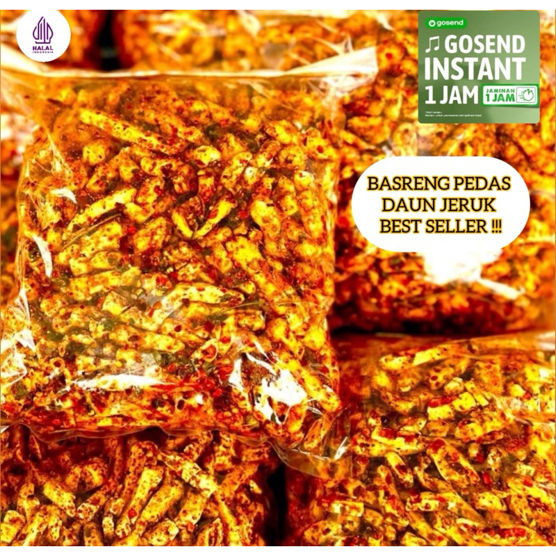 

BISA COD CEMILAN BASRENG PEDAS DAUN JERUK BASRENG ORIGINAL DAUN JERUK KEMASAN 1KG BASRENG STIK JAJANAN KHAS BANDUNG GURIH ENAK READY LANGSUNG KIRIM SNACK