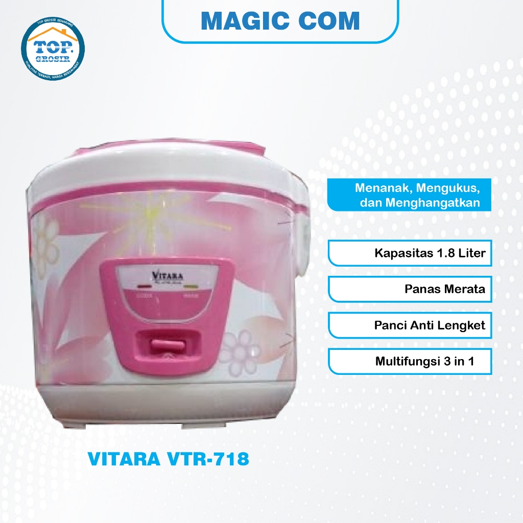 MAGIC COM VITARA 1.8L PENANAK NASI MURAH BERKUALITAS