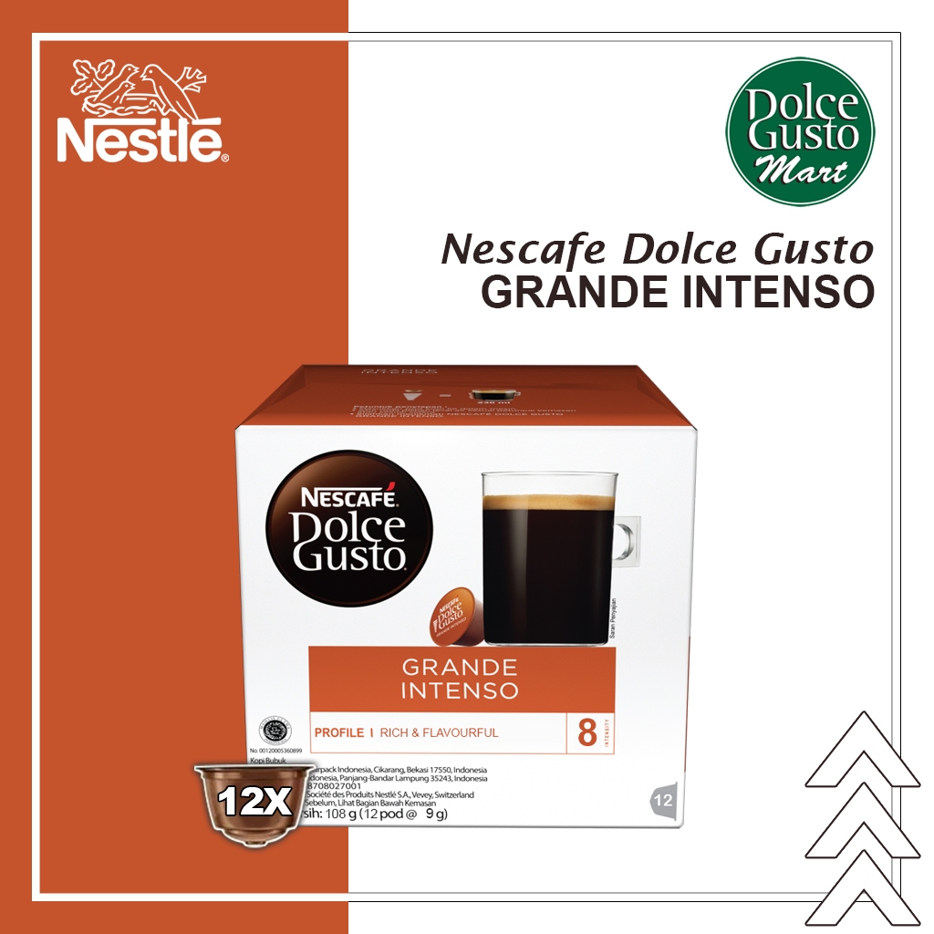 

Capsule Nescafe Dolce Gusto Grande Intenso Box Original Nestle Coffee - Kopi Kapul Long Black