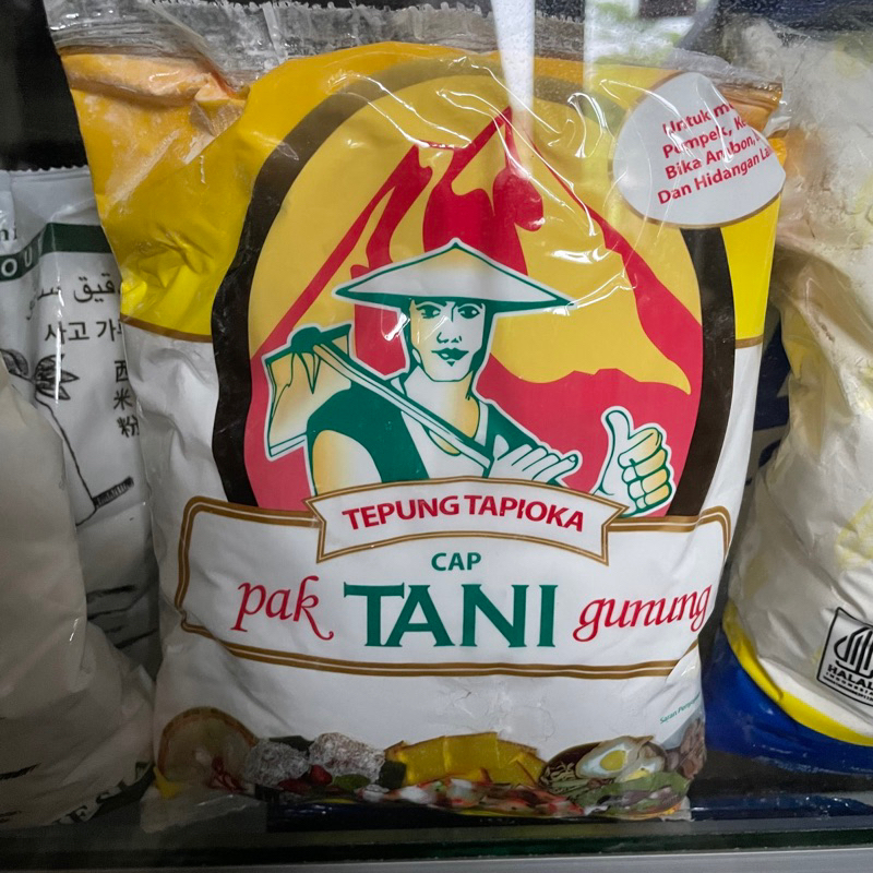 

Tepung Tapioka Cap Pak Tani Gunung 500gr/Tepung Tapioka Pak Tani Gunung