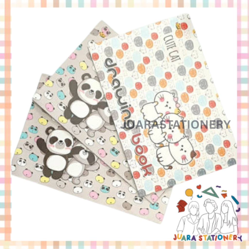 

(103) JUARASTATIONERY Buku Gambar Kiky / Buku Menggambar Drawing Book Sketch Book / Buku Sketsa