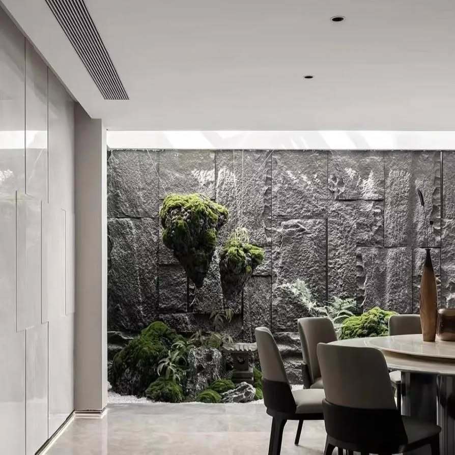 PU Stone 60x120 Wall Stone Panel 3D Winston  Rock Panel Polyurethane Dekorasi Dinding Batu Alam Pals