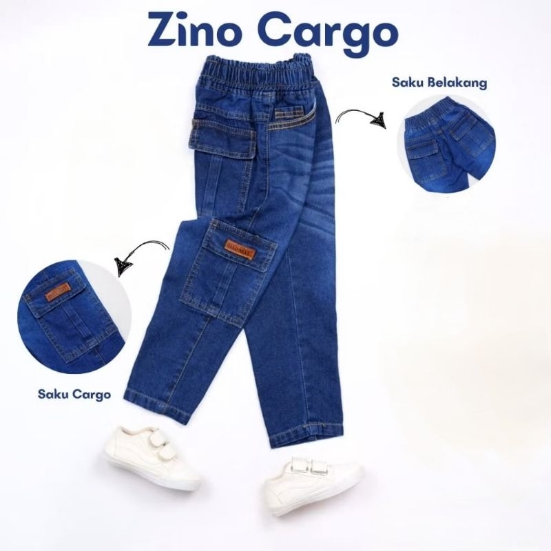 Celana Cargo Anak Zino Jeans ll Cargo Zino Jeans Anak Laki-laki