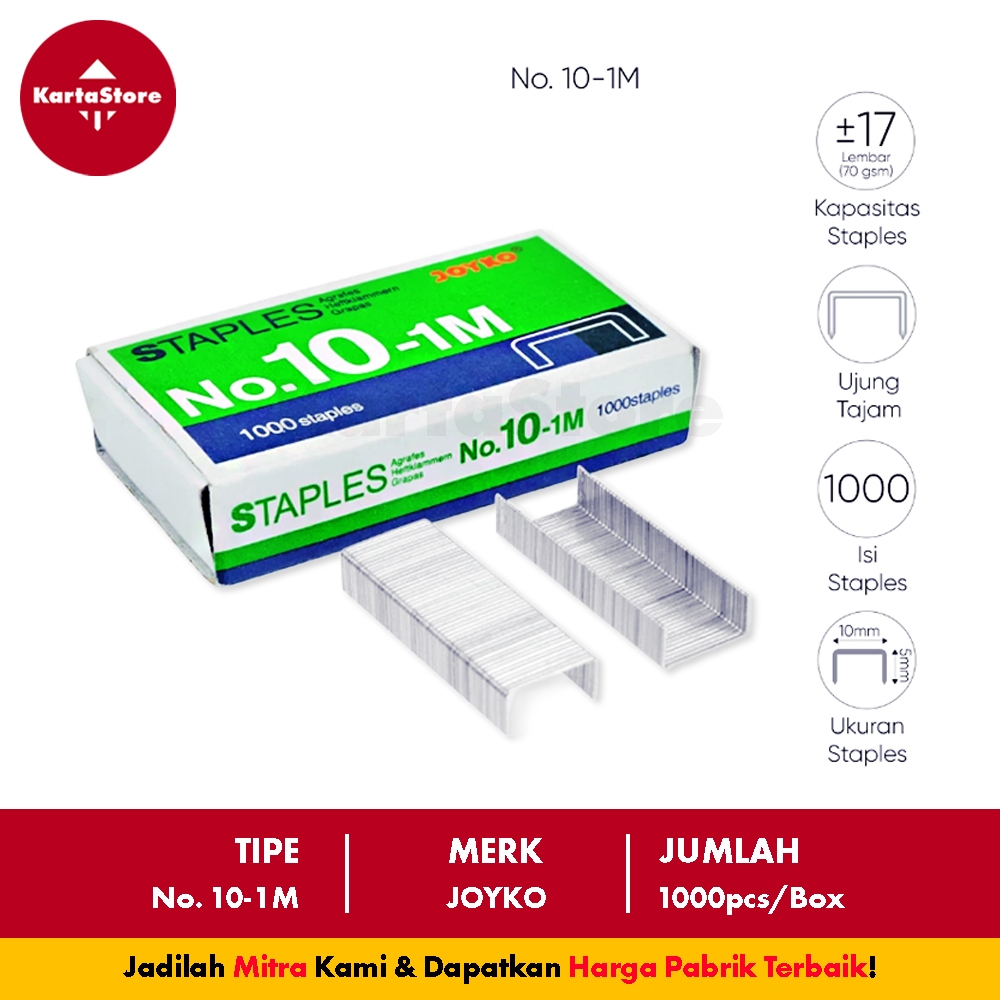 

Isi Staples No.10-1M JOYKO KartaStore