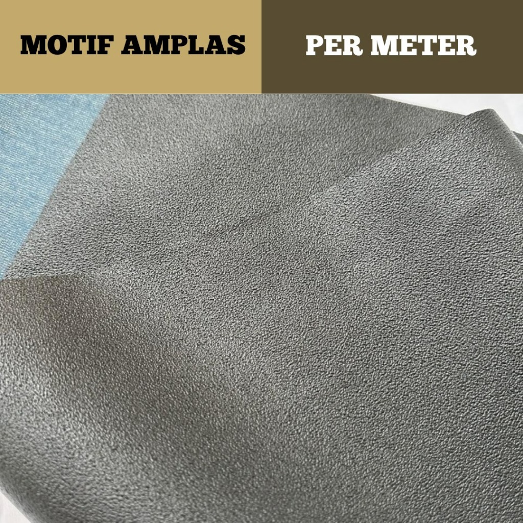 RJ Kulit Motif Amplas Per Meter Jok Motor Mobil Lapisan Gulungan Kualitas Premium PU Leather Murah