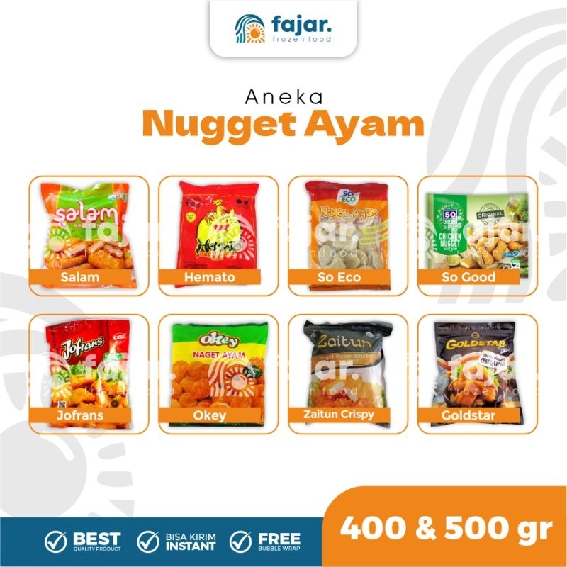 

[Best Seller] Grosir Aneka Nugget Ayam