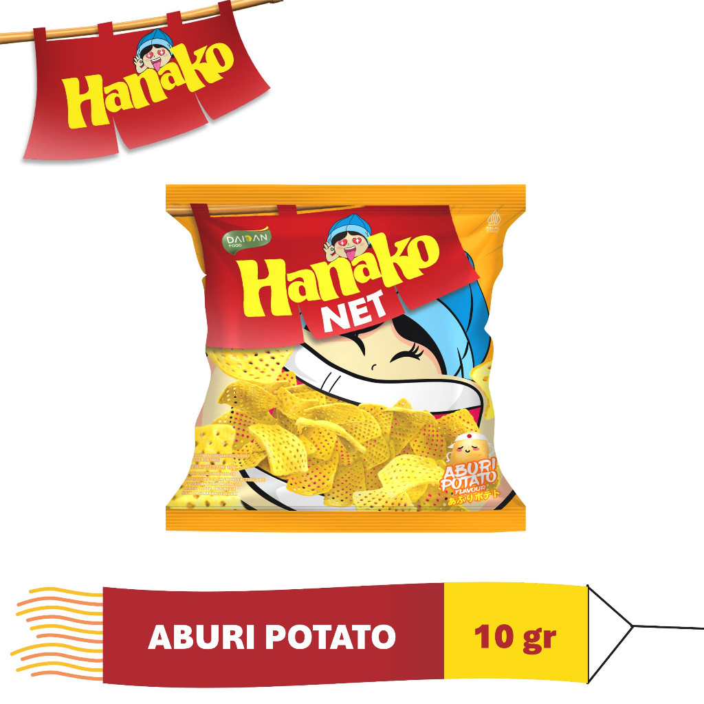 

Hanako Snack Net Aburi Potato 10 gr