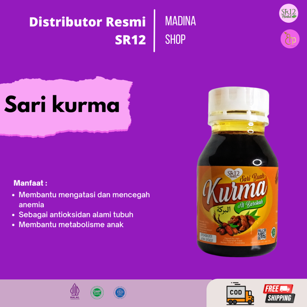 SARI KURMA SR12 SARI BUAH KURMA ASLI SR12