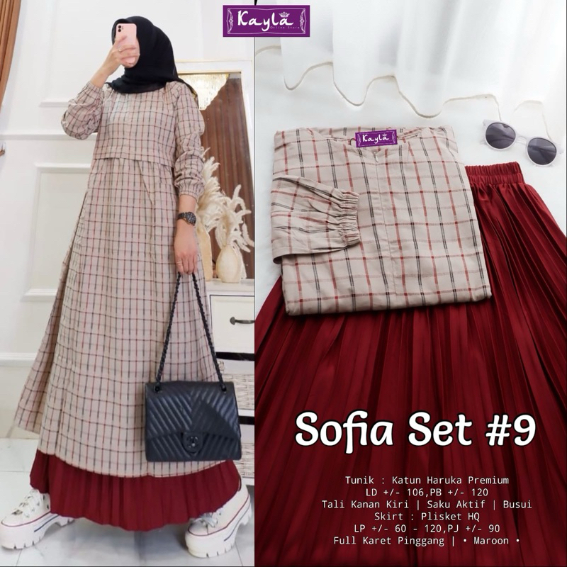 ELORA CELORA FEBRI TANTRI SOFIA KANZA SANDARA KENZI CELORA MELATI ELSA SET ORIGINAL BY KAYLA SETELAN