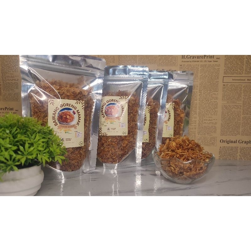 

BAWANG GORENG MAMAK PREMIUM ASLI 150gr - BAWANG MERAH GORENG - BRAMBANG GORENG - BAWANG GORENG ASLI