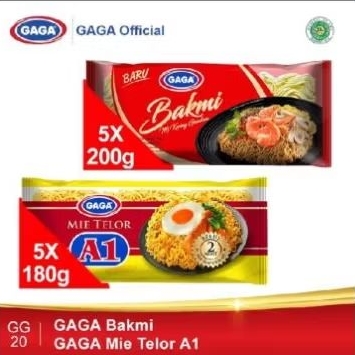 

Gaga 5 pcs Mie Telor A1 5 pcs Gaga Bakmi Gandum