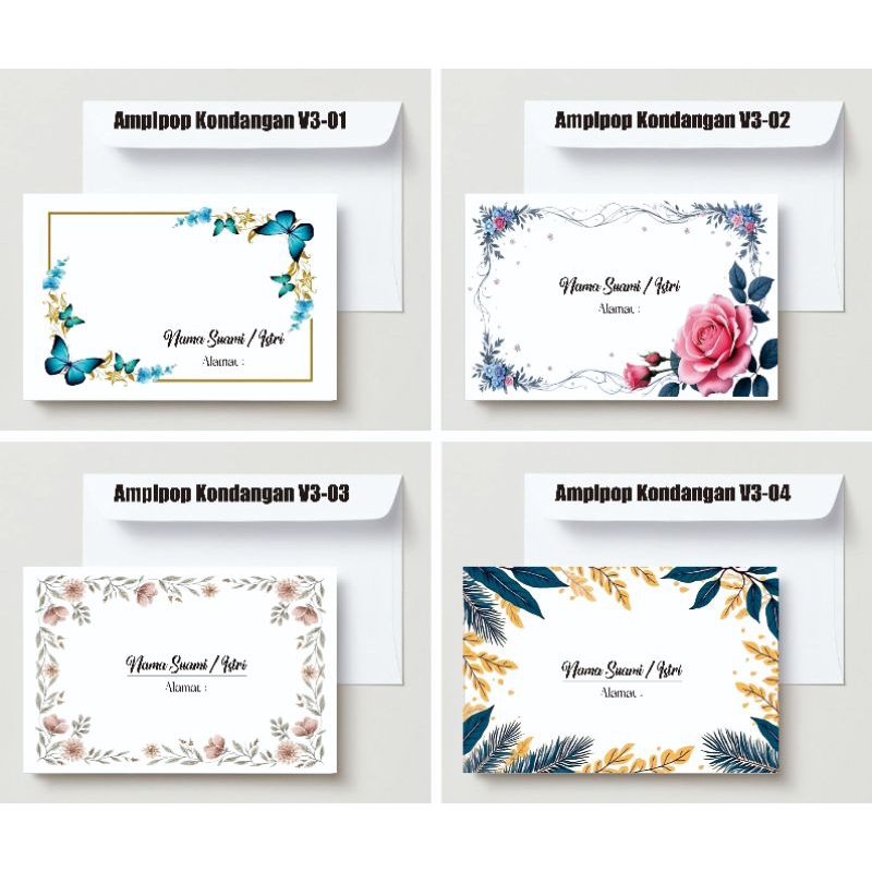 

AMPLOP KONDANGAN CUSTOM NAMA ISI 50 PCS