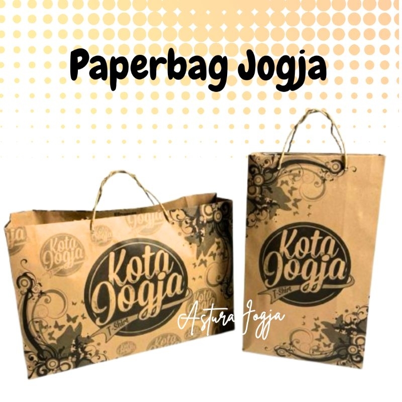 

Paper bag khas jogja || tas kertas oleh oleh yogya