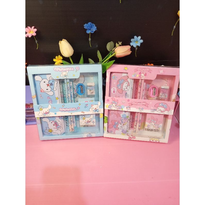 

[Aesthetic by fss.id] kotak pensil anak set stationery/alat tulis kotak pensil karakter/set lengkap 7 in 1/hadiah ulang tahun