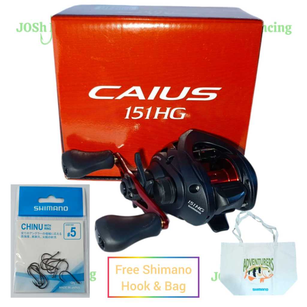 Reel BC Shimano Caius 151HG Free hook & bag pancing baitcasting 151 HG