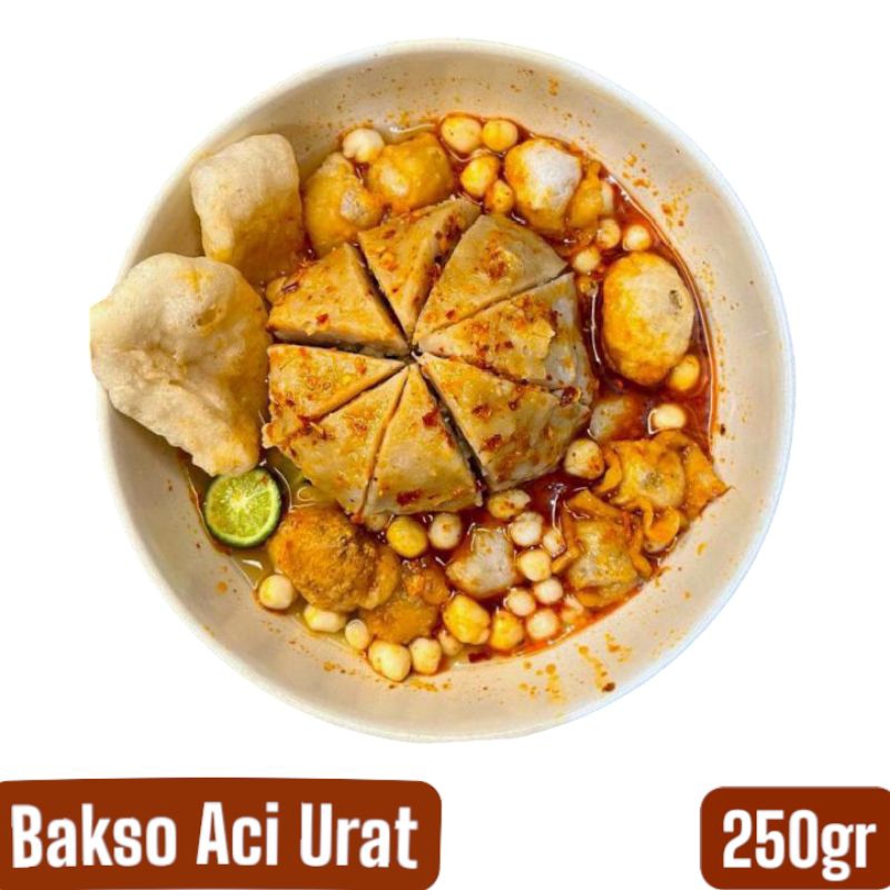 

Bocirat maknyos Baso Aci Urat daging gurih pedas cuanki lidah instan Bocirat Ayam suwir kriwil