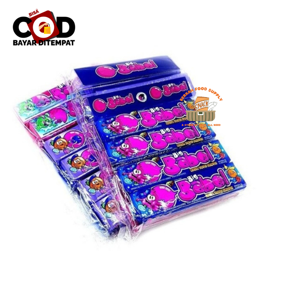 

[ BERKAH ] Chupa Chups Big Babol Stick Pack Hanger lsi 12x20gr Bigbabol Bubblegum Blueberry Strawberry Tutti Frutti Chupachups Permen Karet Aneka Rasa buah Snack Cemilan Anak Murah Halal
