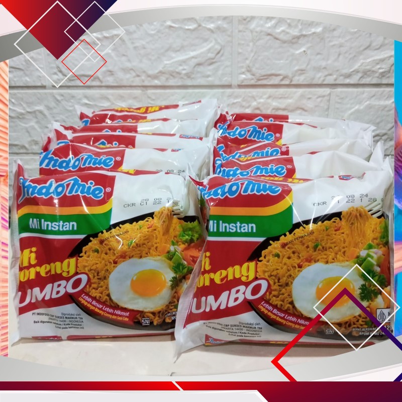 

Indomie Goreng Jumbo Mie Goreng Special 129 Gr X 10