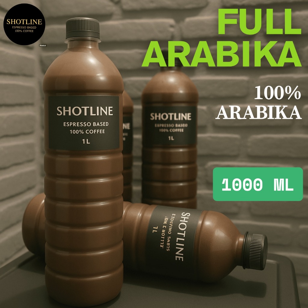 

Espresso Cair Kopi 1L Arabika Konsentrat Murni Asli Minuman Coffee - 1 Liter