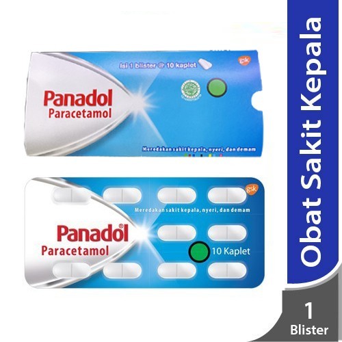 Panadol Biru || Panadol Paracetamol 10 Tablet
