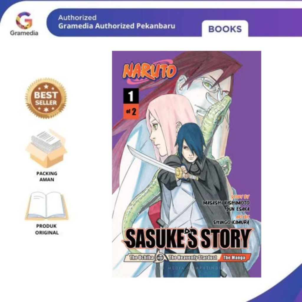 Gramedia Pekanbaru - Naruto - Sasuke's Story - The Uchiha and the Heavenly Stardust 01