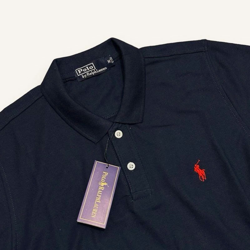 Kaos Kerah Polo Shirt polos Pria /  Kaos Polo Kerah NEVY SIZE  Ukuran. /  Big Size Ukuran Kaos Polo 