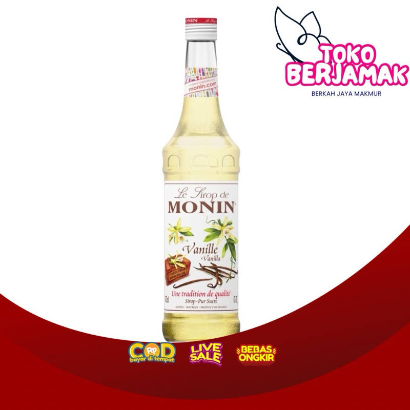 

Syrup Monin Vanilla / sirup monin vanilla 0,7L