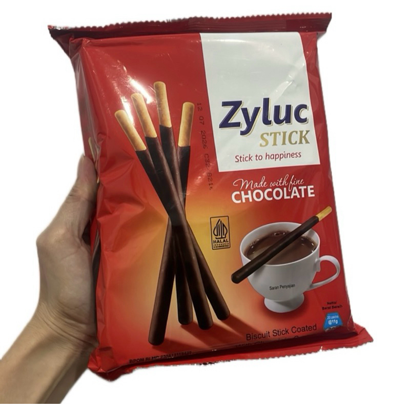 

ZYLUC STICK CHOCOLATE (isi 20pack ) @11g