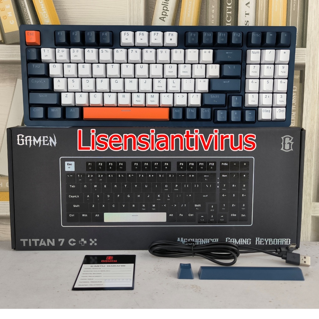 Gaming Keyboard Gamen Keyboard Mechanical Gamen Titan 7 RGB ANTI GHOSTING