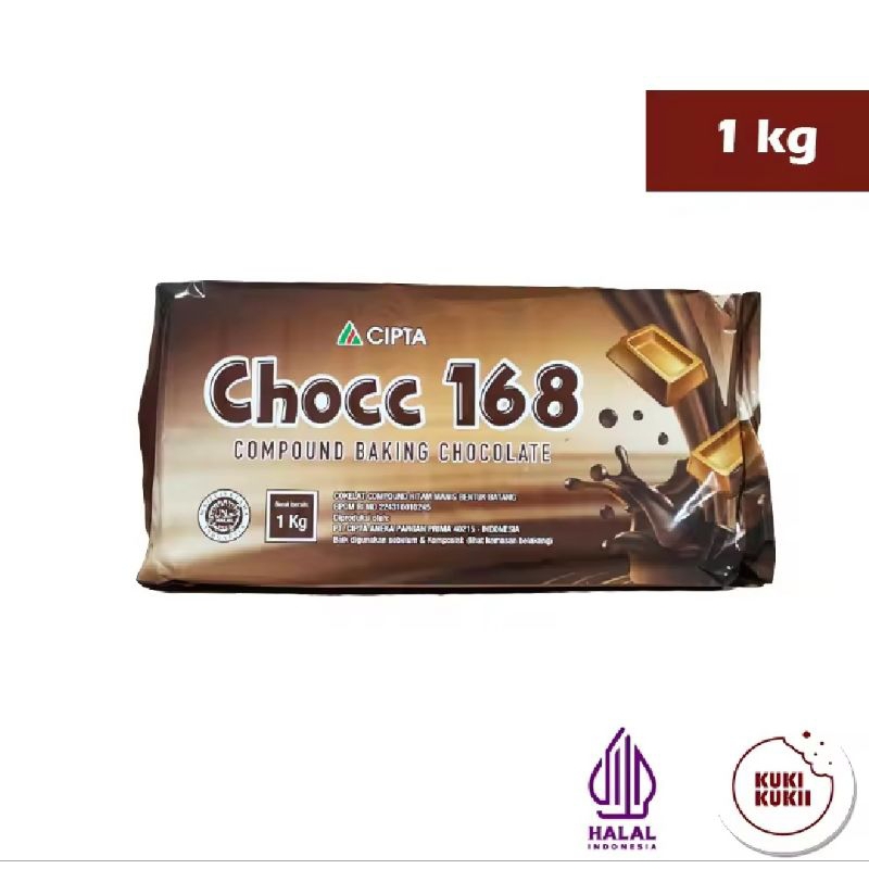 Coklat Batang Chocc 168 1kg/Chocc 168 coklat batang 1kg  / Bahan kue