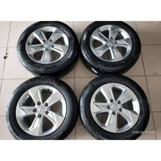Pelek Mobil Bekas Murah STD BRV R16 + Ban DUNLOP 215 60 Ring 16 bisa buat rush,terios,luxio