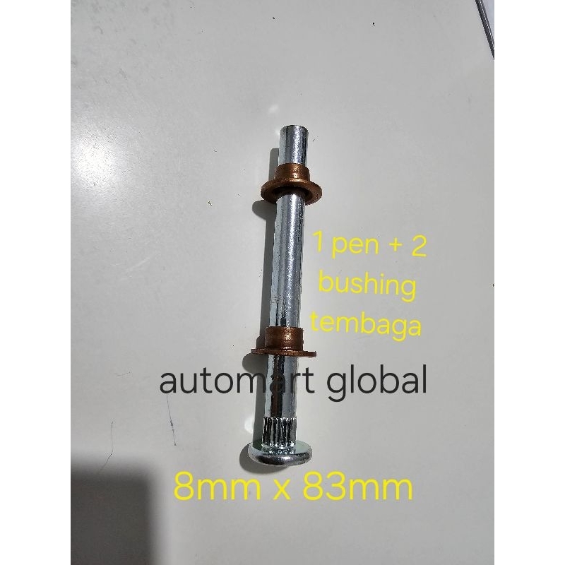 Pen pin engsel pintu mobil + bushing 2pc
