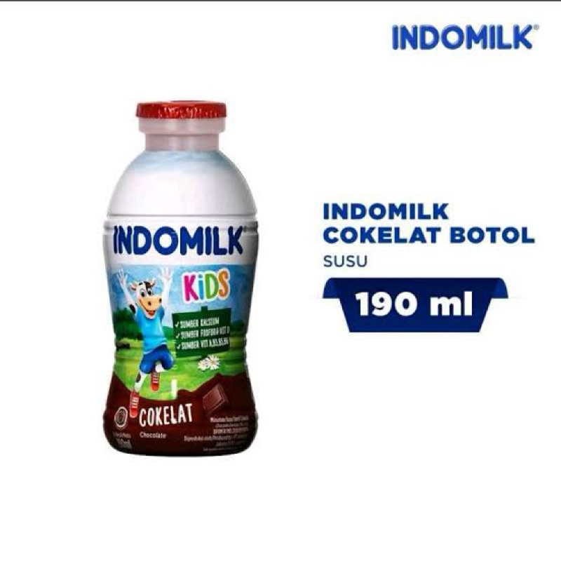 

INDOMILK BOTOL 190 ML ISI 24 BOTOL