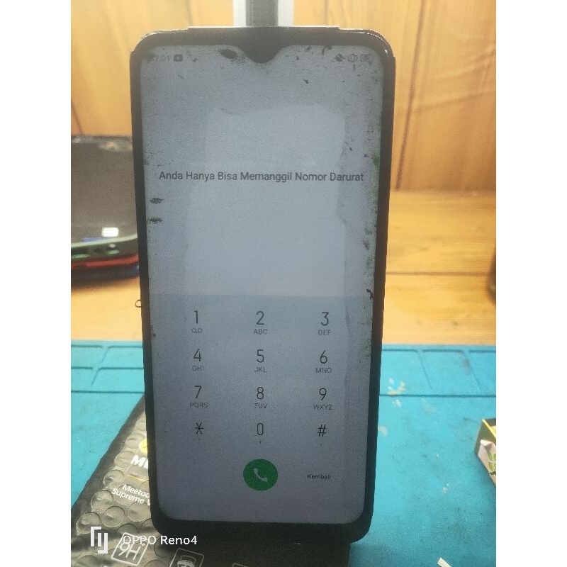 Lcd bekas realme c2 bahan sesetan
