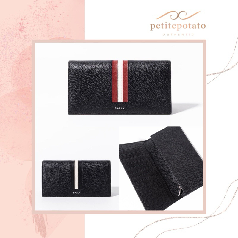 DOMPET BRANDED PRIA BALLY RIBBON CONTINENTAL LONG WALLET