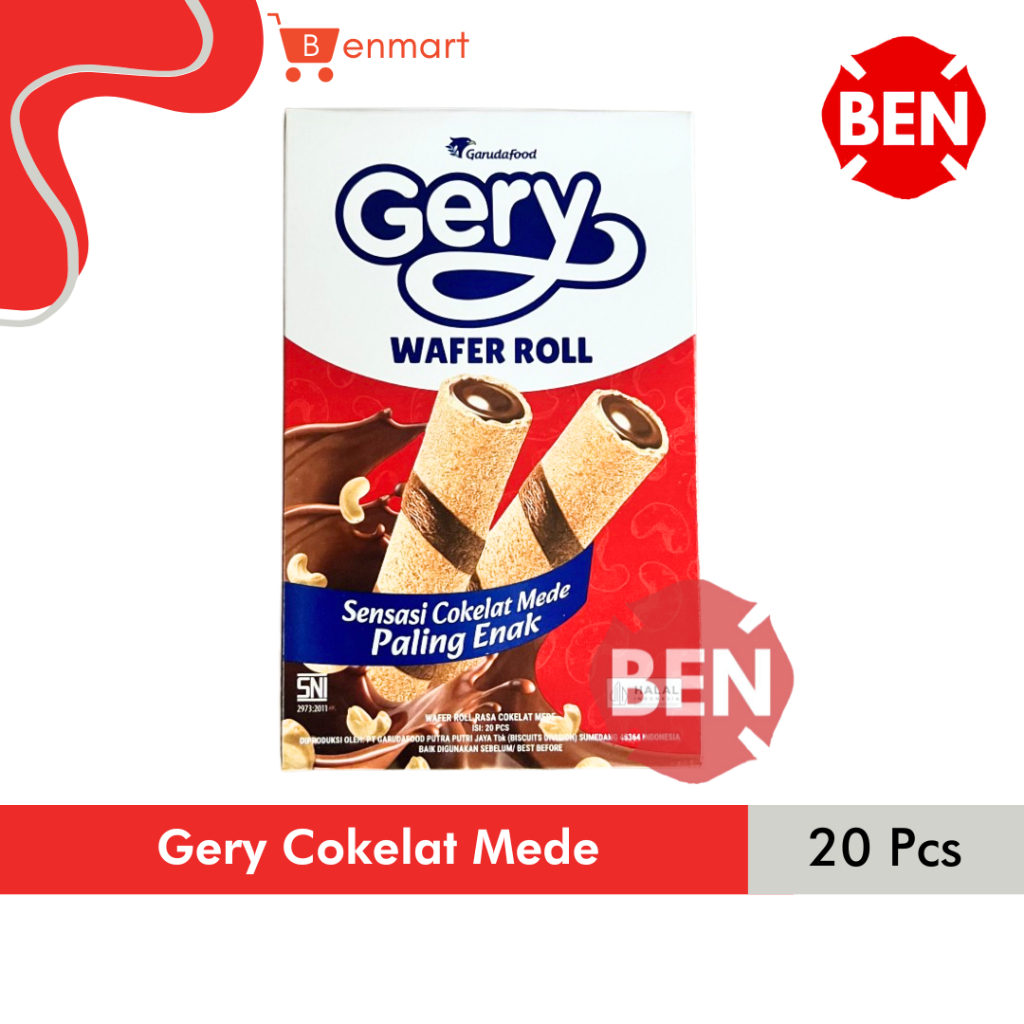 

Gery Wafer Roll Cokelat Mede 1 Box 20 Pcs - Astor Chocolate Coklat